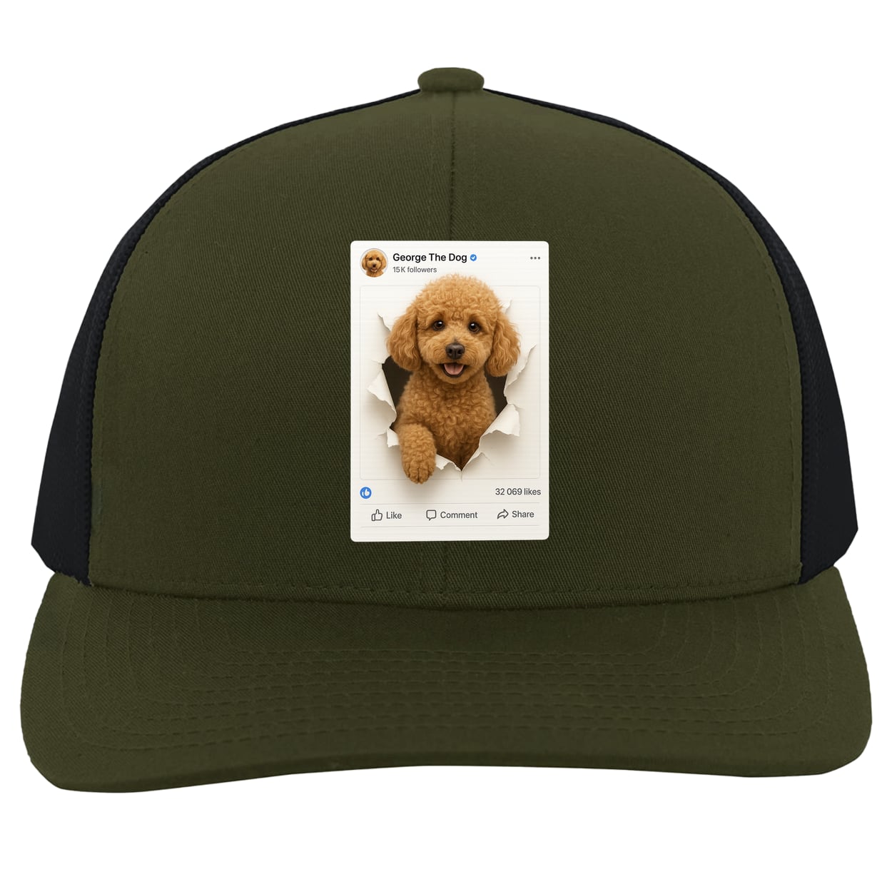 104C Trucker Snap Back - Moss/Charcoal