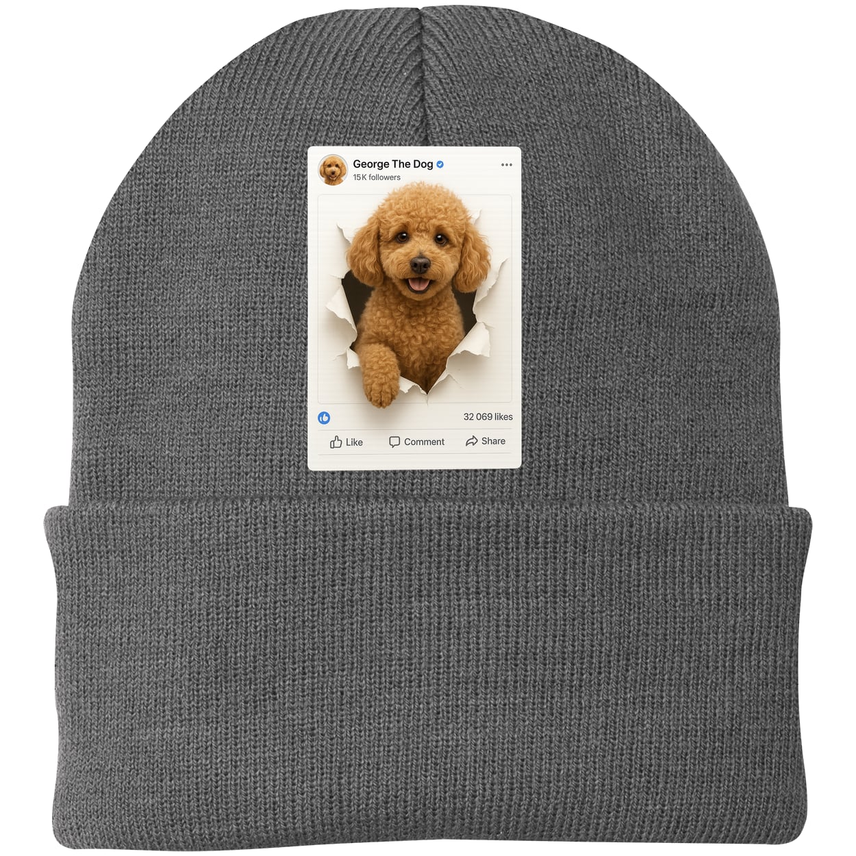CP90 Port & Company Knit Beanie - Athletic Oxford