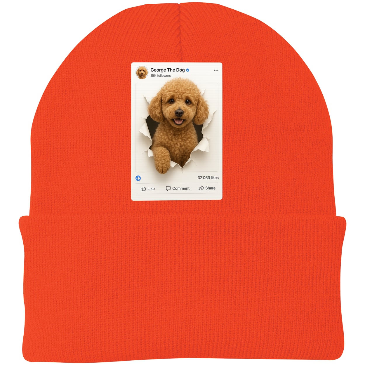 CP90 Port & Company Knit Beanie - Athletic Orange