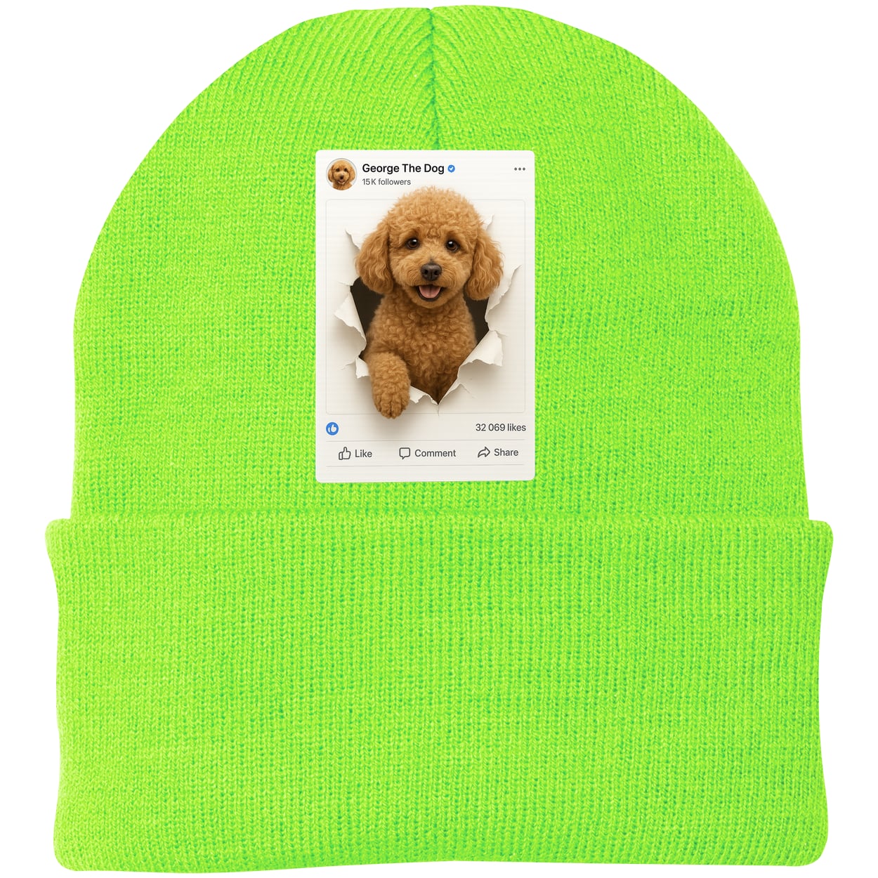 CP90 Port & Company Knit Beanie - Neon Green