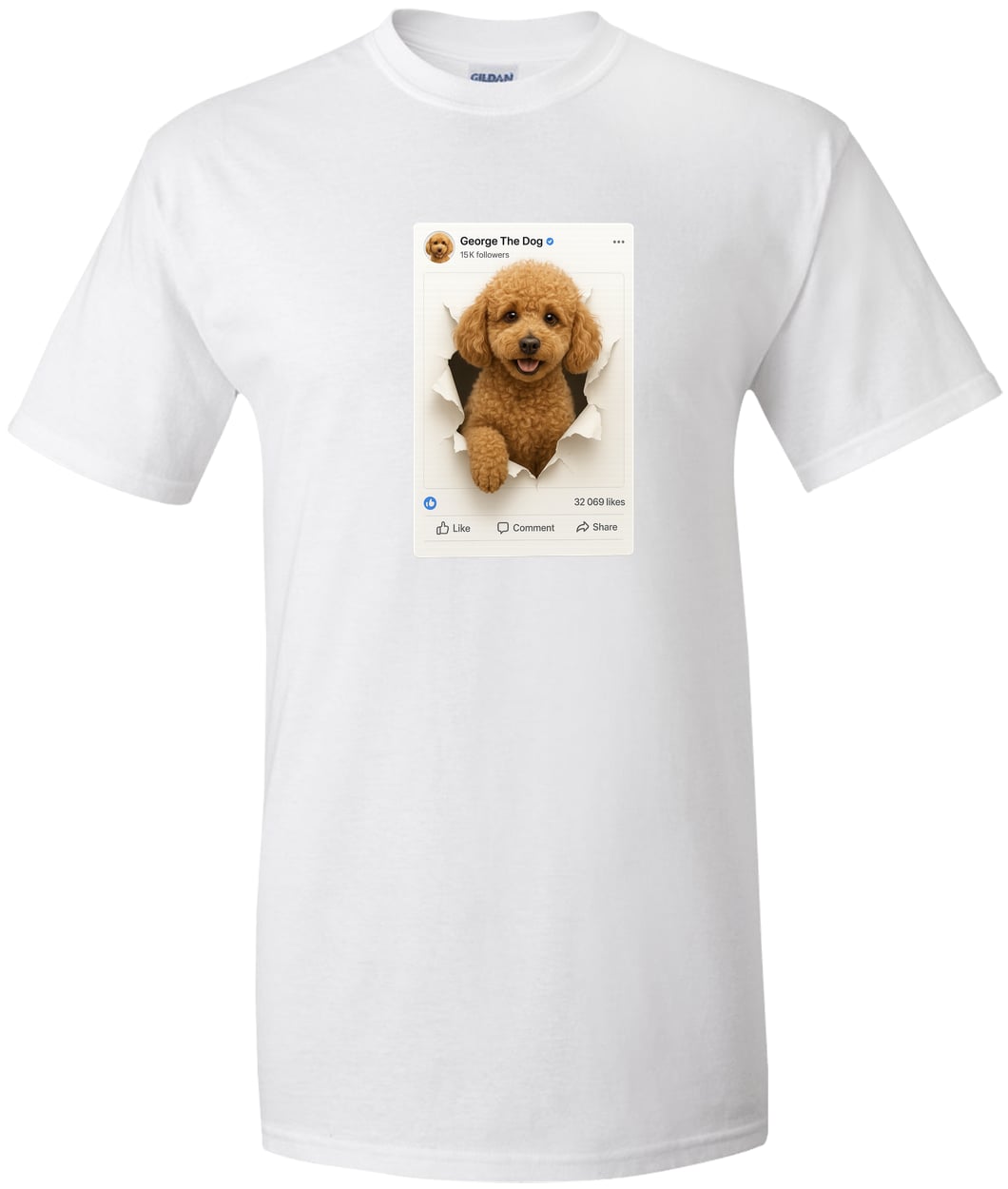 G200T Gildan Mens Tall Ultra Cotton Tee - White