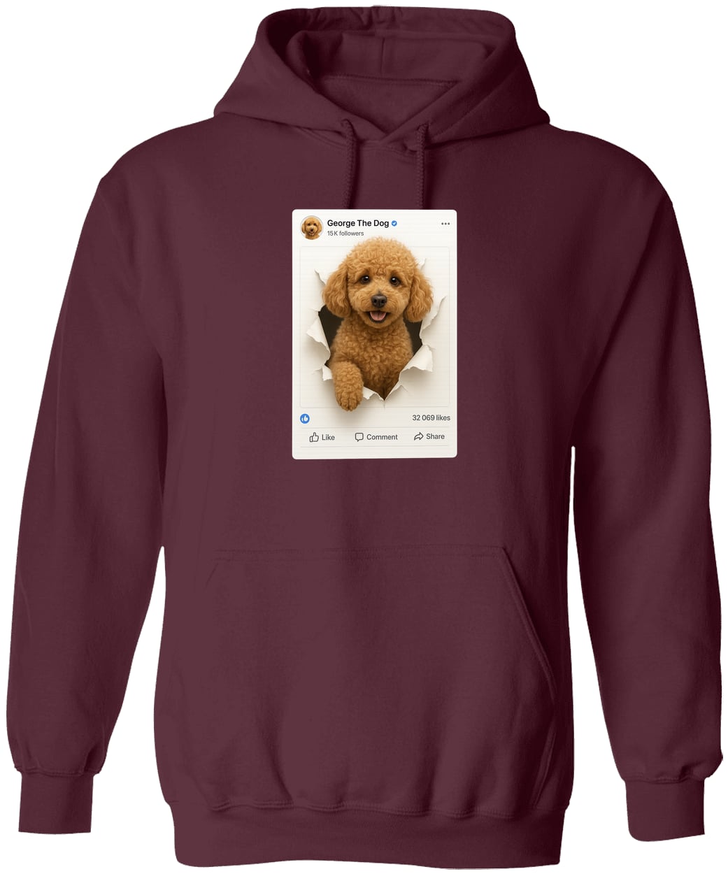 G185 Gildan Pullover Hoodie - Maroon