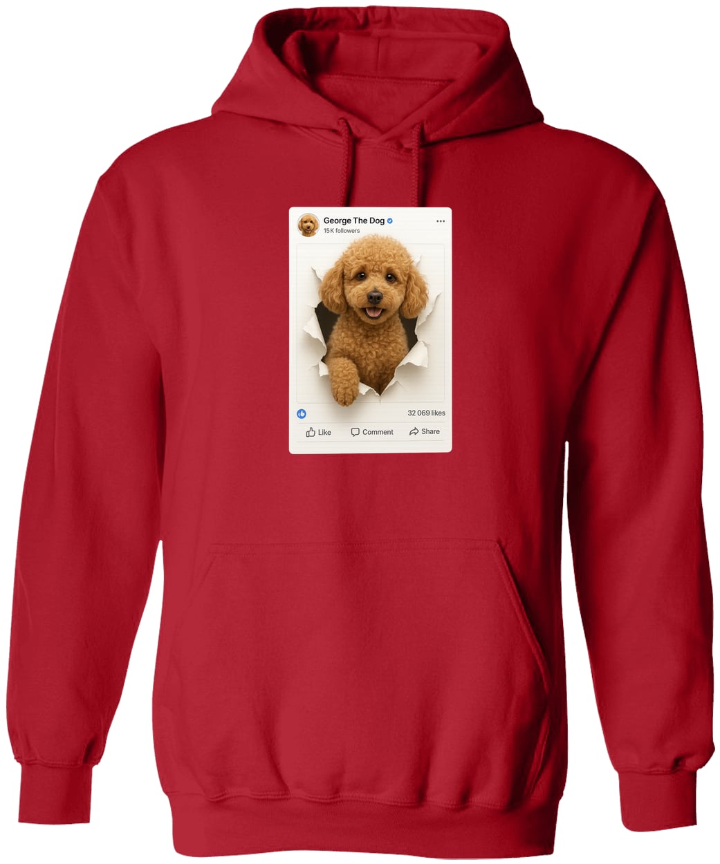G185 Gildan Pullover Hoodie - Red