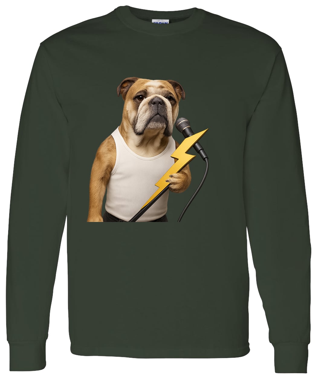 G540 LS T-Shirt 5.3 oz. - Forest Green
