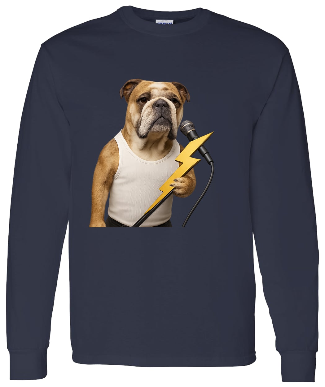 G540 LS T-Shirt 5.3 oz. - Navy