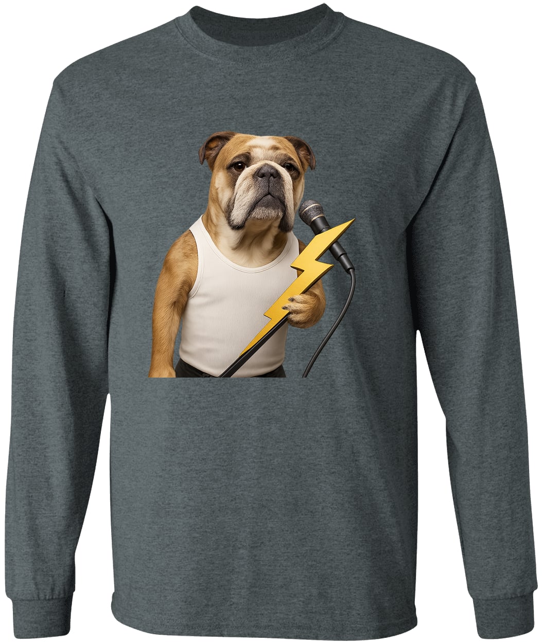 G540 LS T-Shirt 5.3 oz. - Dark Heather