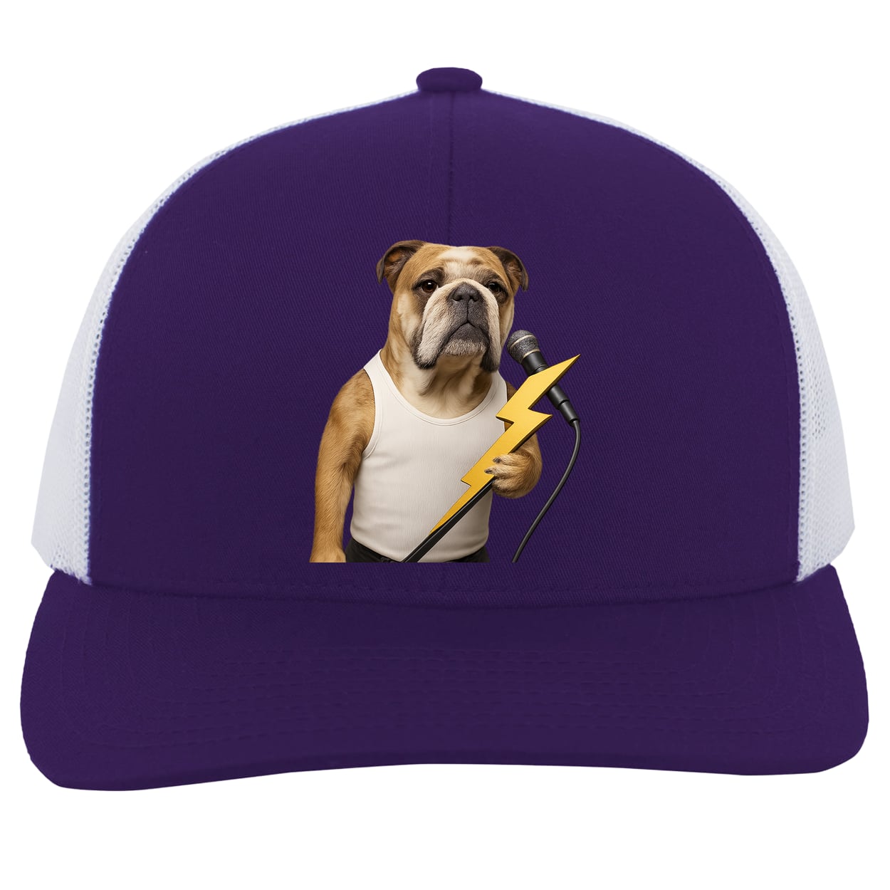 104C Trucker Snap Back - Purple/White