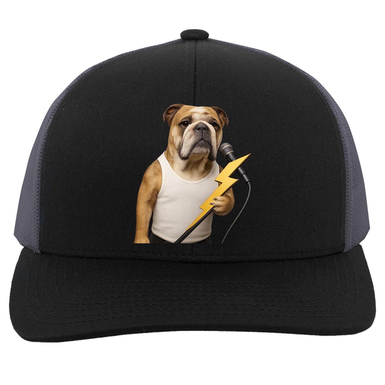 104C Trucker Snap Back - Black/Graphite