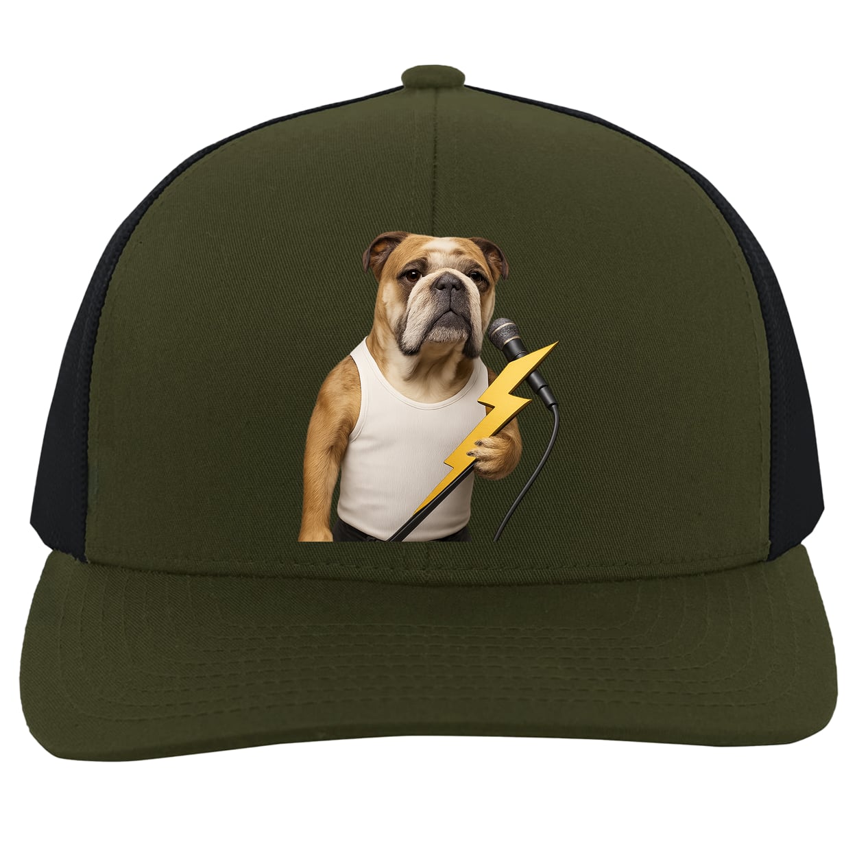 104C Trucker Snap Back - Moss/Charcoal