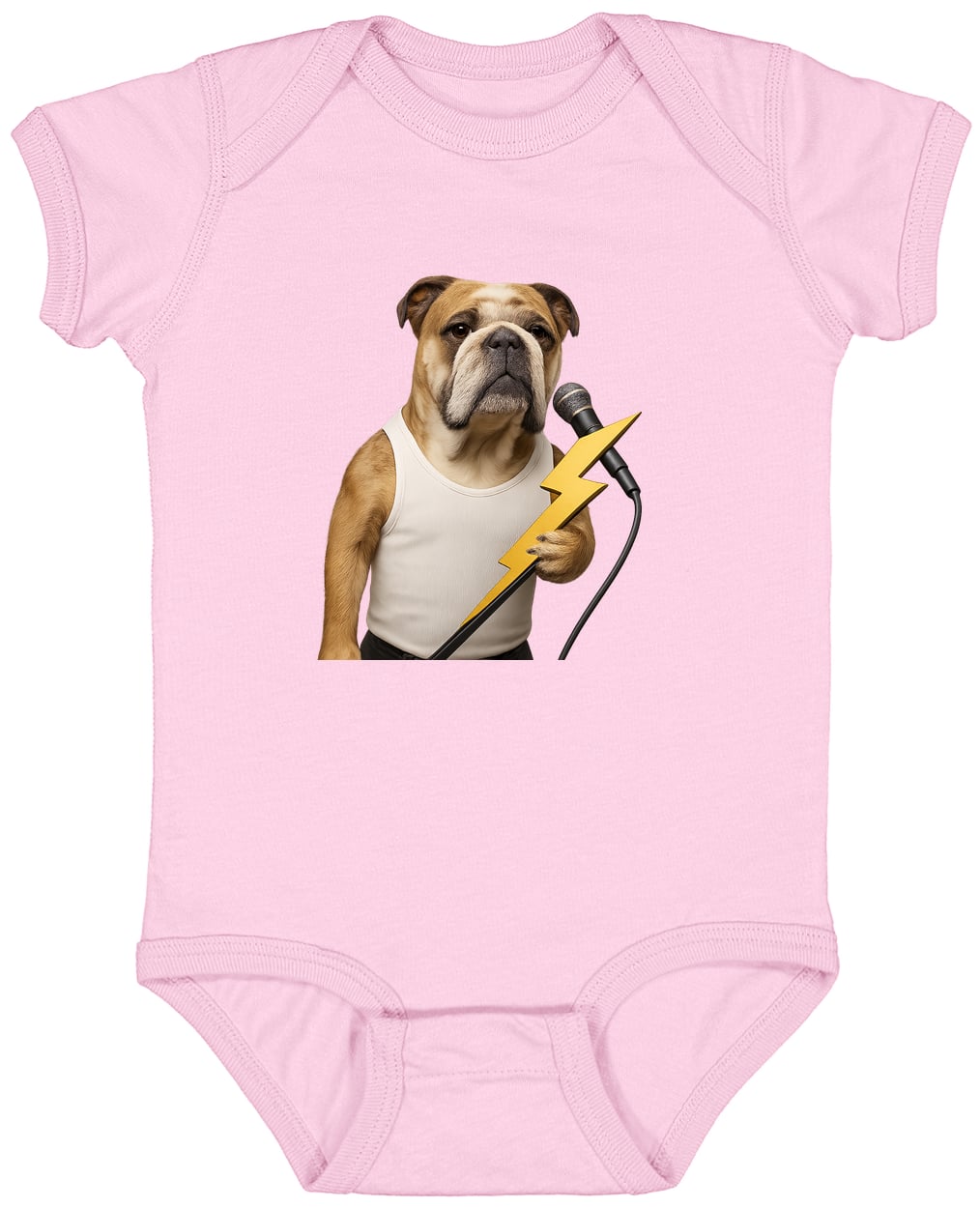 4424 Infant Fine Jersey Bodysuit - Pink