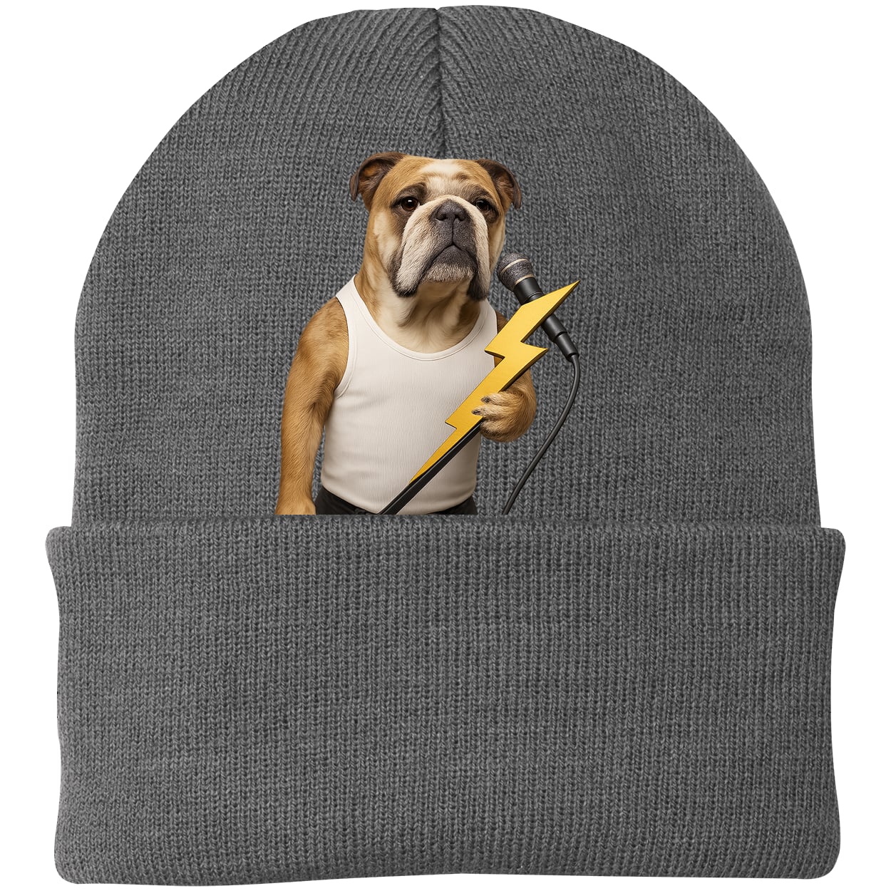 CP90 Port & Company Knit Beanie - Athletic Oxford