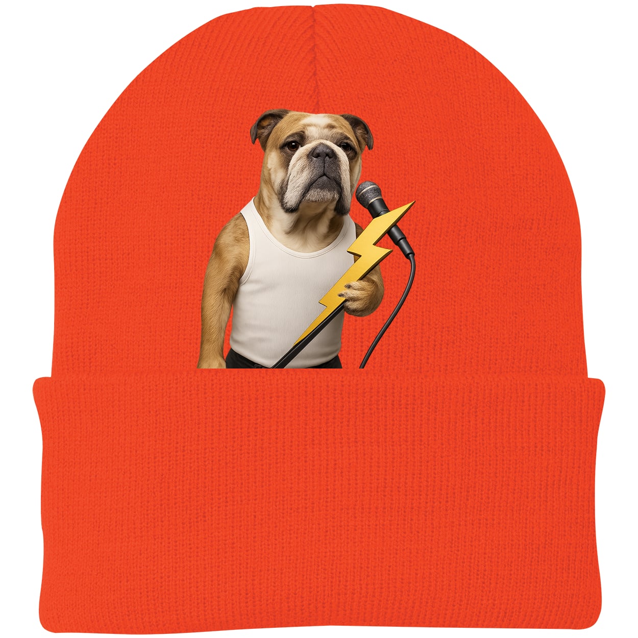 CP90 Port & Company Knit Beanie - Athletic Orange