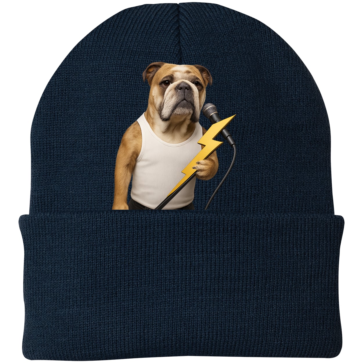 CP90 Port & Company Knit Beanie - Navy