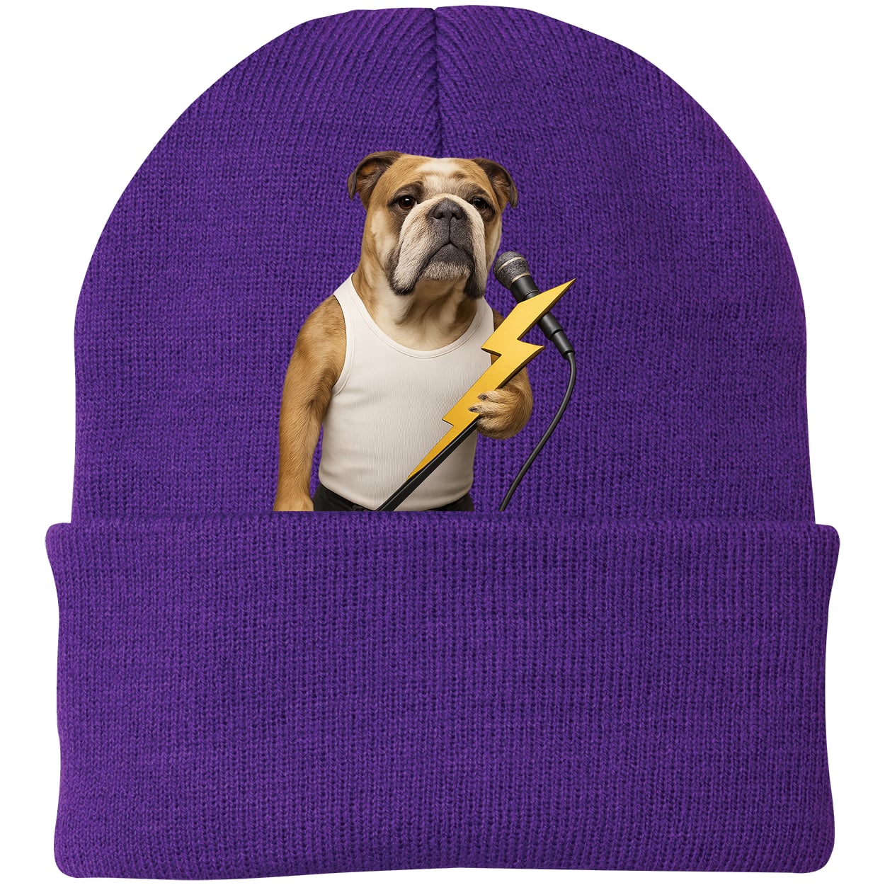 CP90 Port & Company Knit Beanie - Athletic Purple