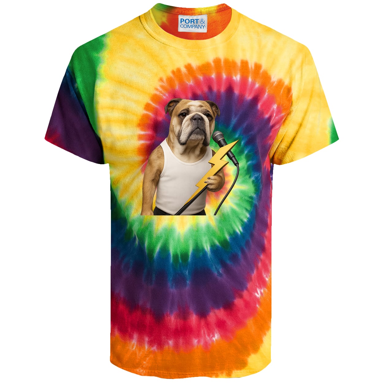 PC147 Port & Company Tie-Dye Tee - Rainbow