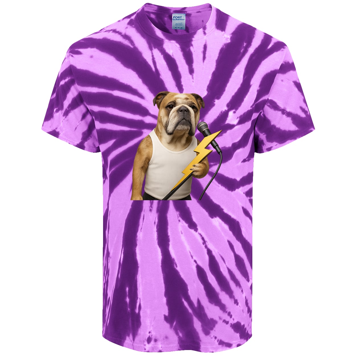 PC147 Port & Company Tie-Dye Tee - Purple
