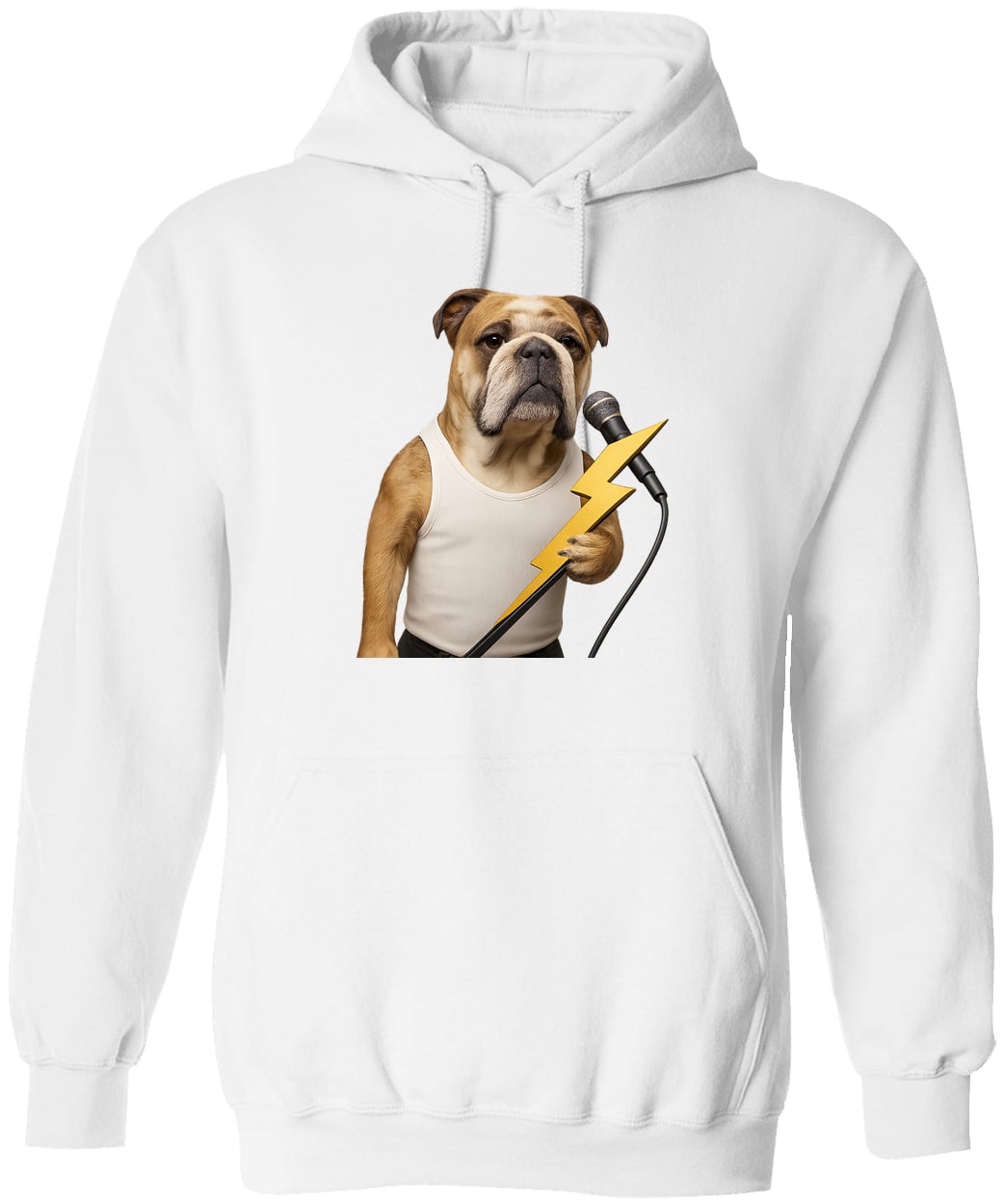 G185 Gildan Pullover Hoodie - White