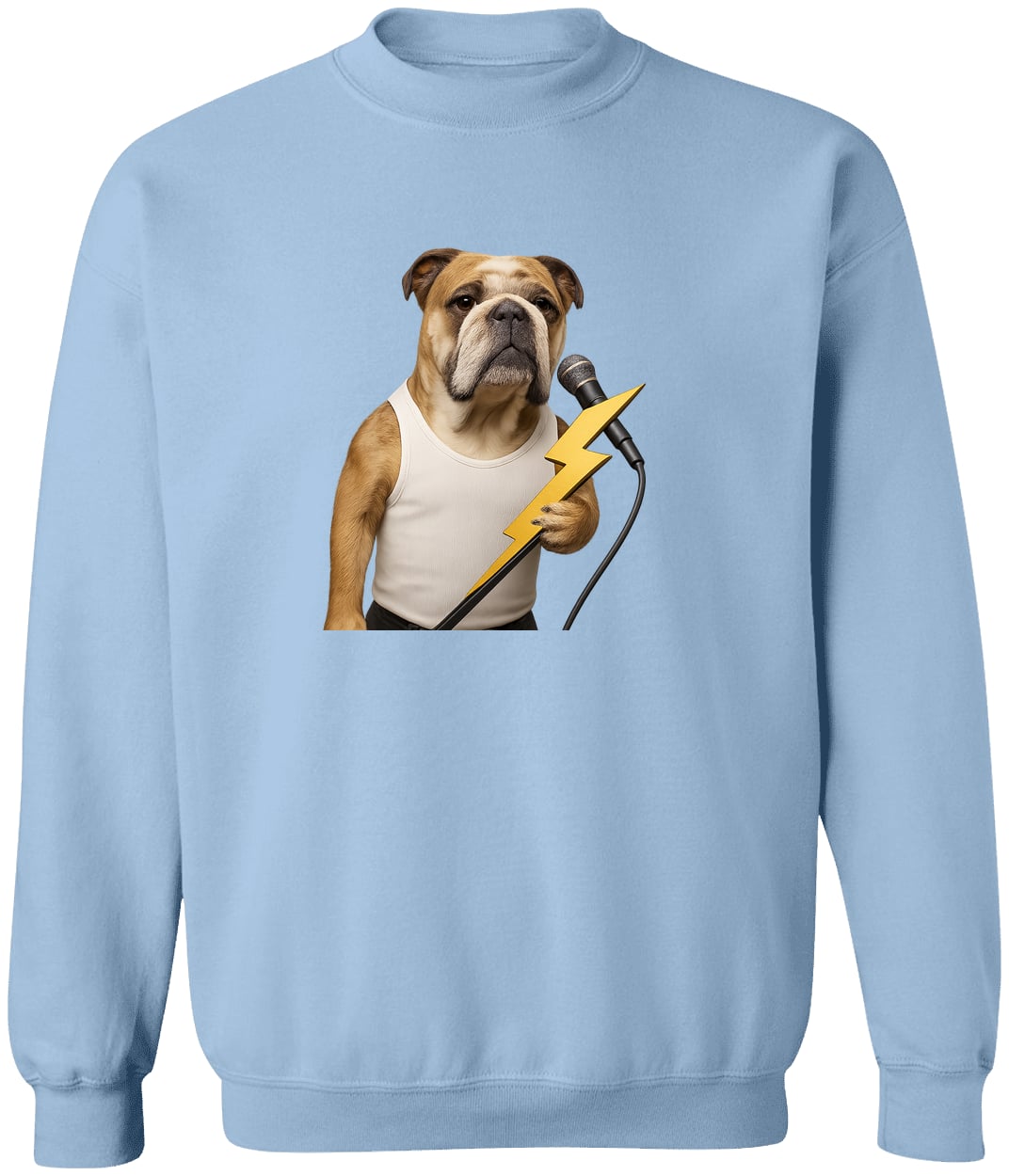 G180 Gildan Crewneck Pullover Sweatshirt - Light Blue