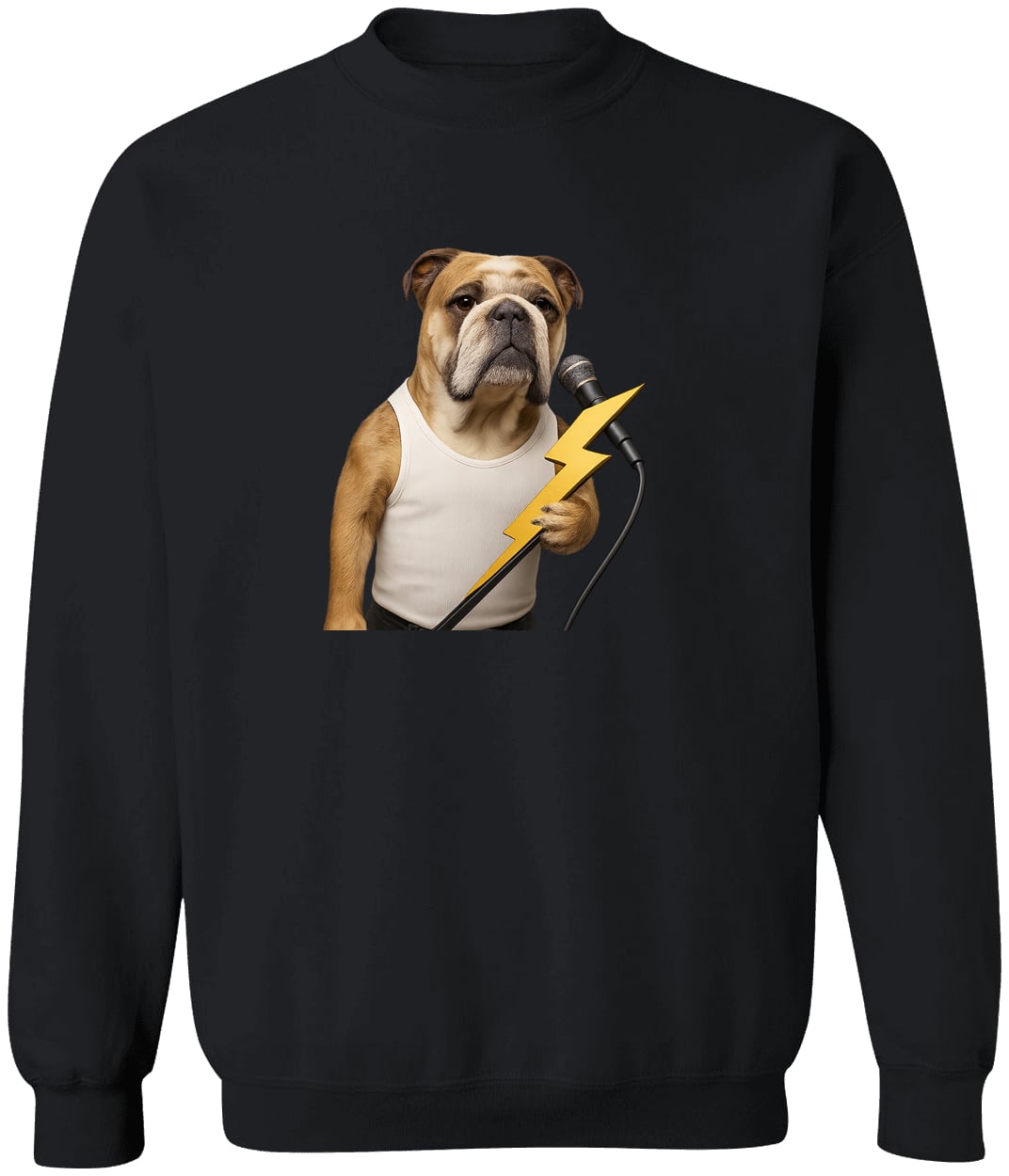G180 Gildan Crewneck Pullover Sweatshirt - Black