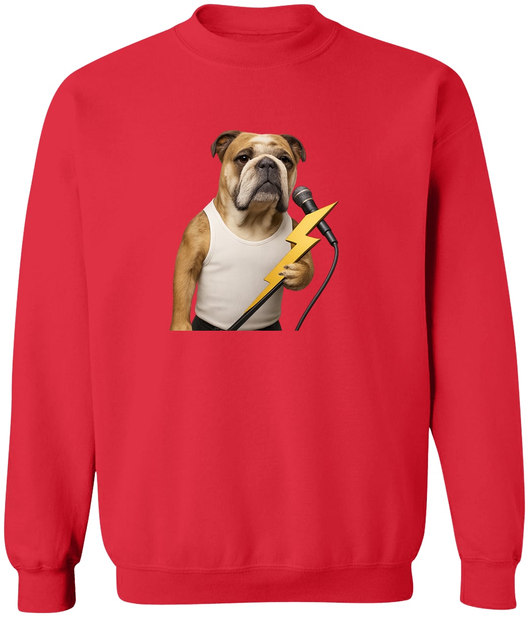 G180 Gildan Crewneck Pullover Sweatshirt - Red