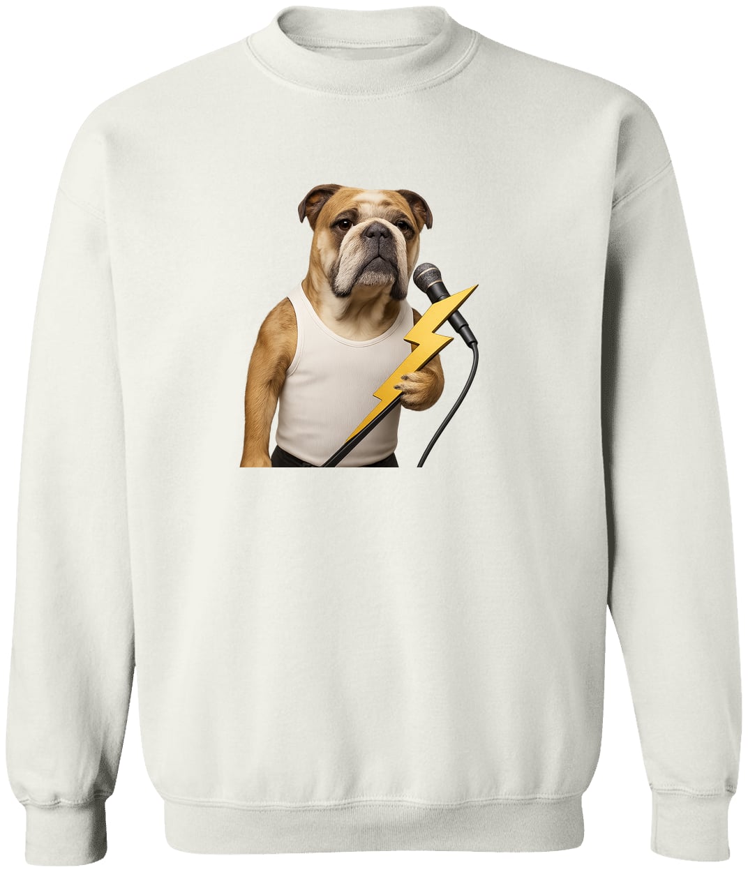 G180 Gildan Crewneck Pullover Sweatshirt - White