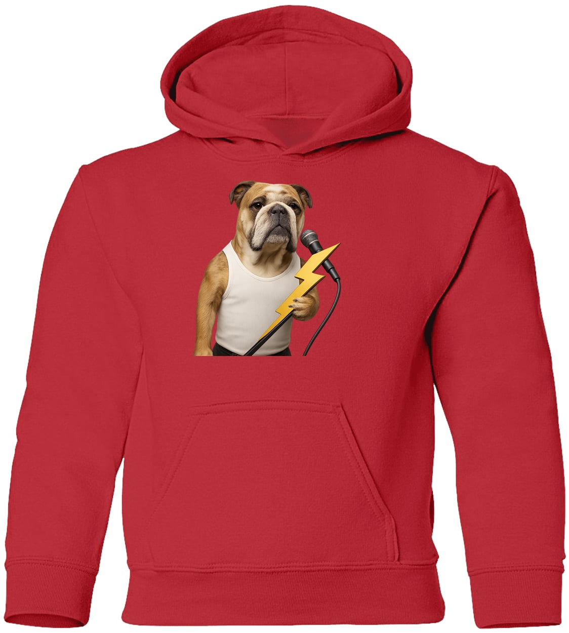 G185B Gildan Youth Pullover Hoodie - Red