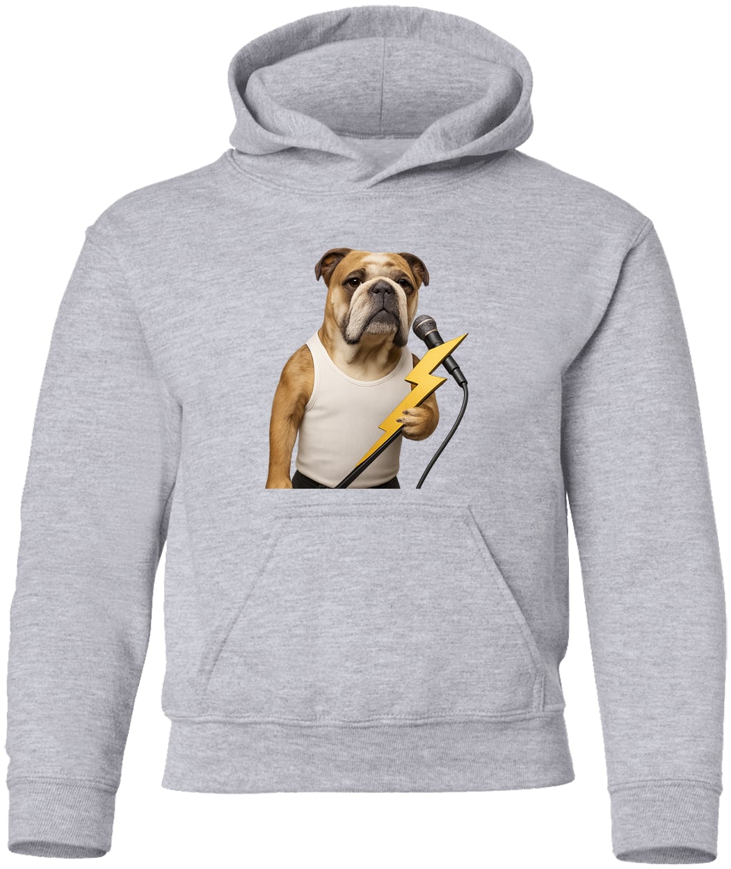 G185B Gildan Youth Pullover Hoodie - Sport Grey