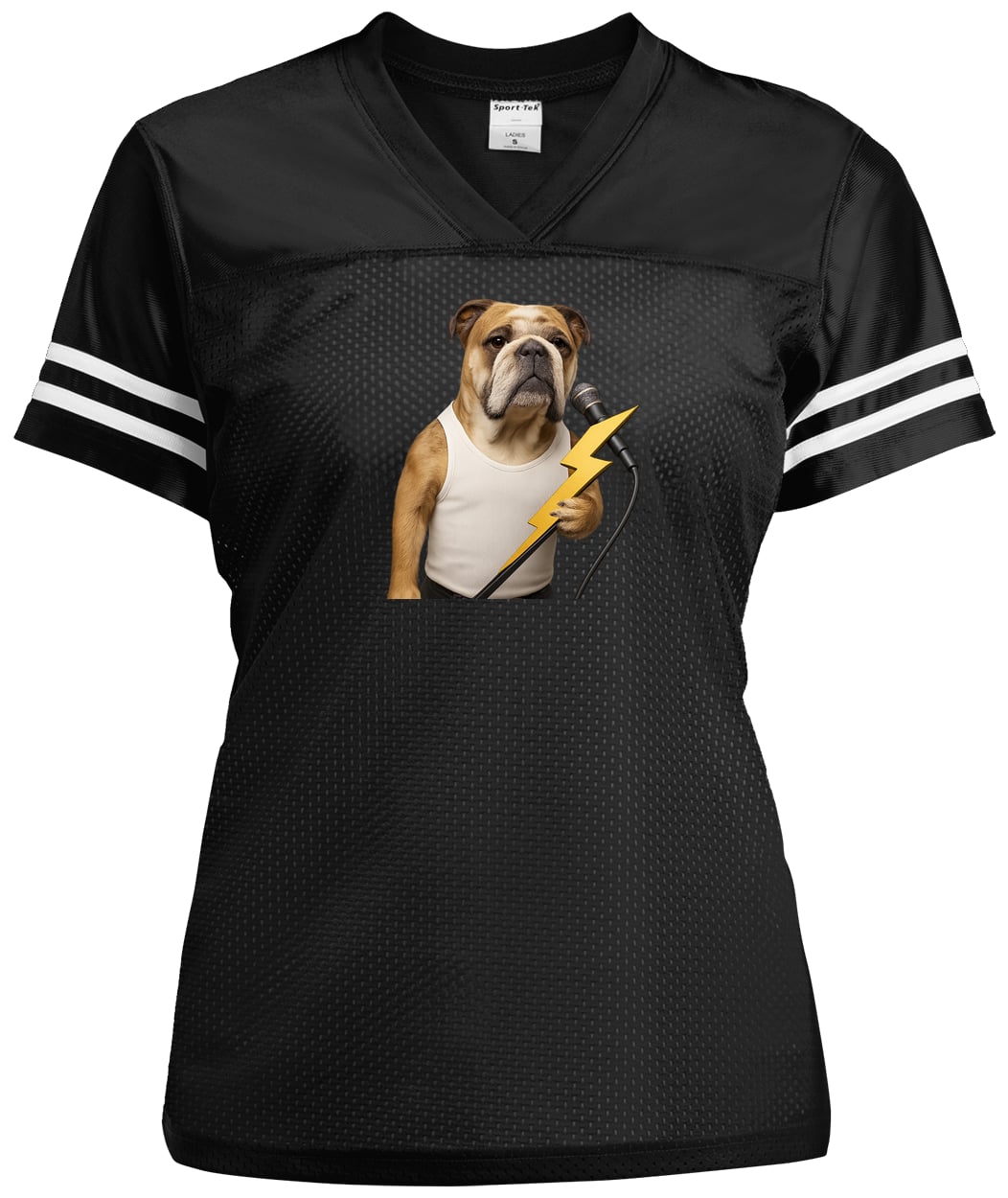 LST307 Sport-Tek Ladies' Replica Jersey - Black/White