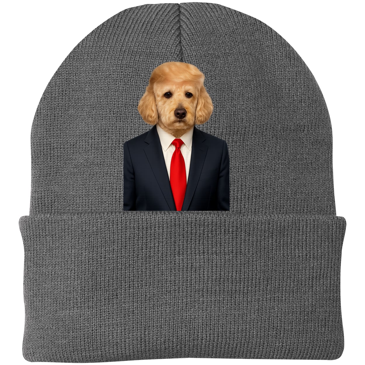 CP90 Port & Company Knit Beanie - Athletic Oxford