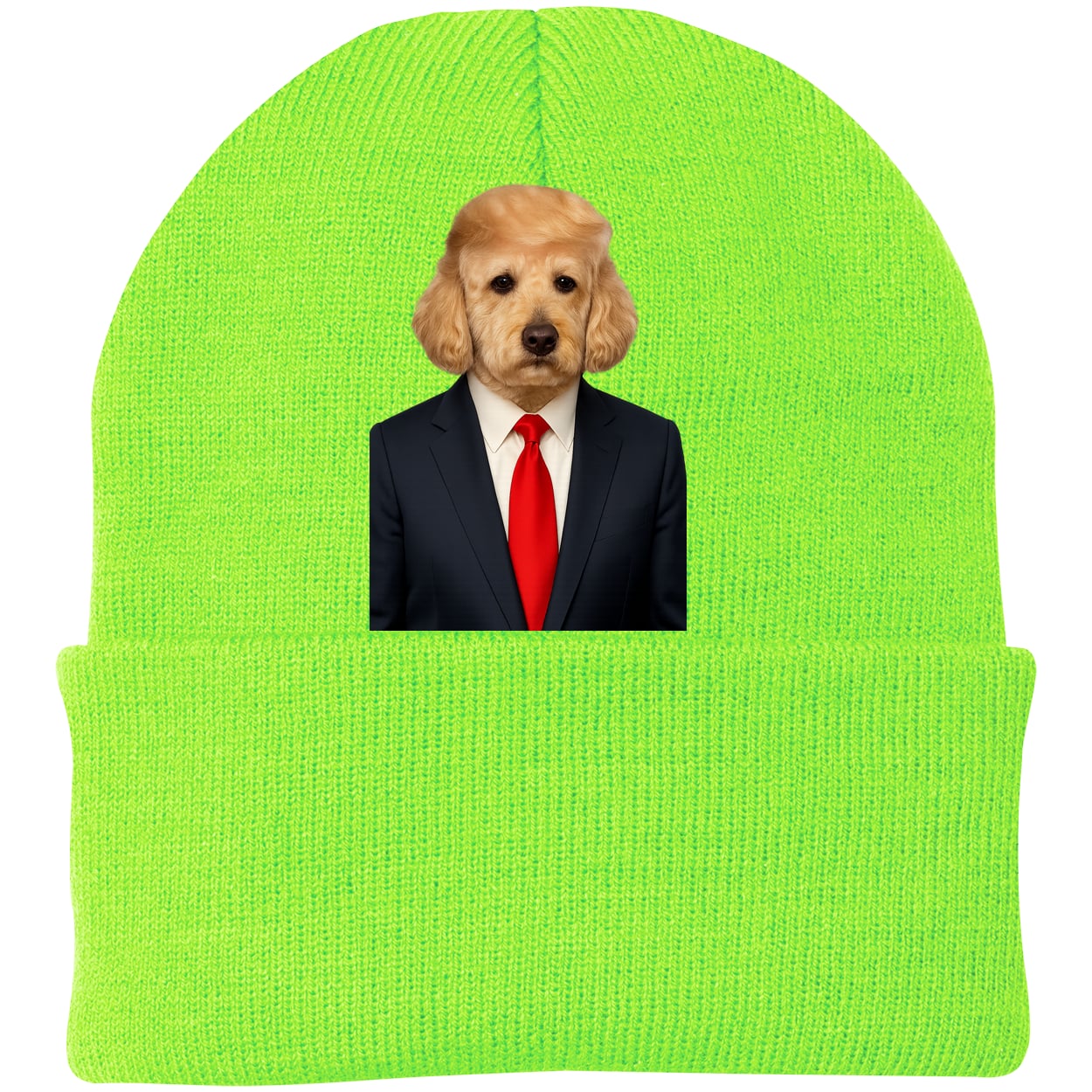 CP90 Port & Company Knit Beanie - Neon Green