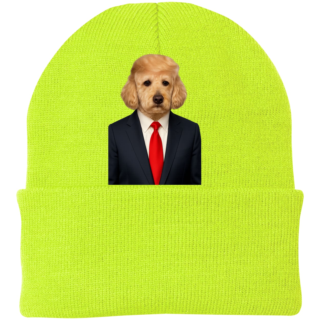 CP90 Port & Company Knit Beanie - Neon Yellow