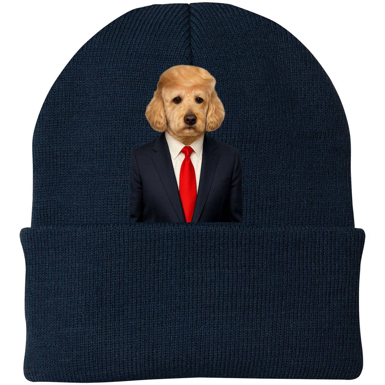 CP90 Port & Company Knit Beanie - Navy