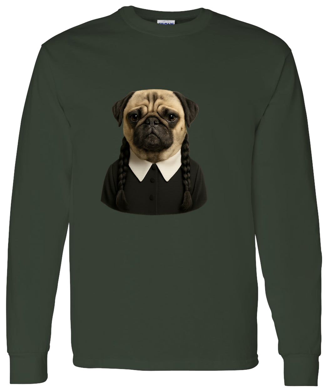 G540 LS T-Shirt 5.3 oz. - Forest Green
