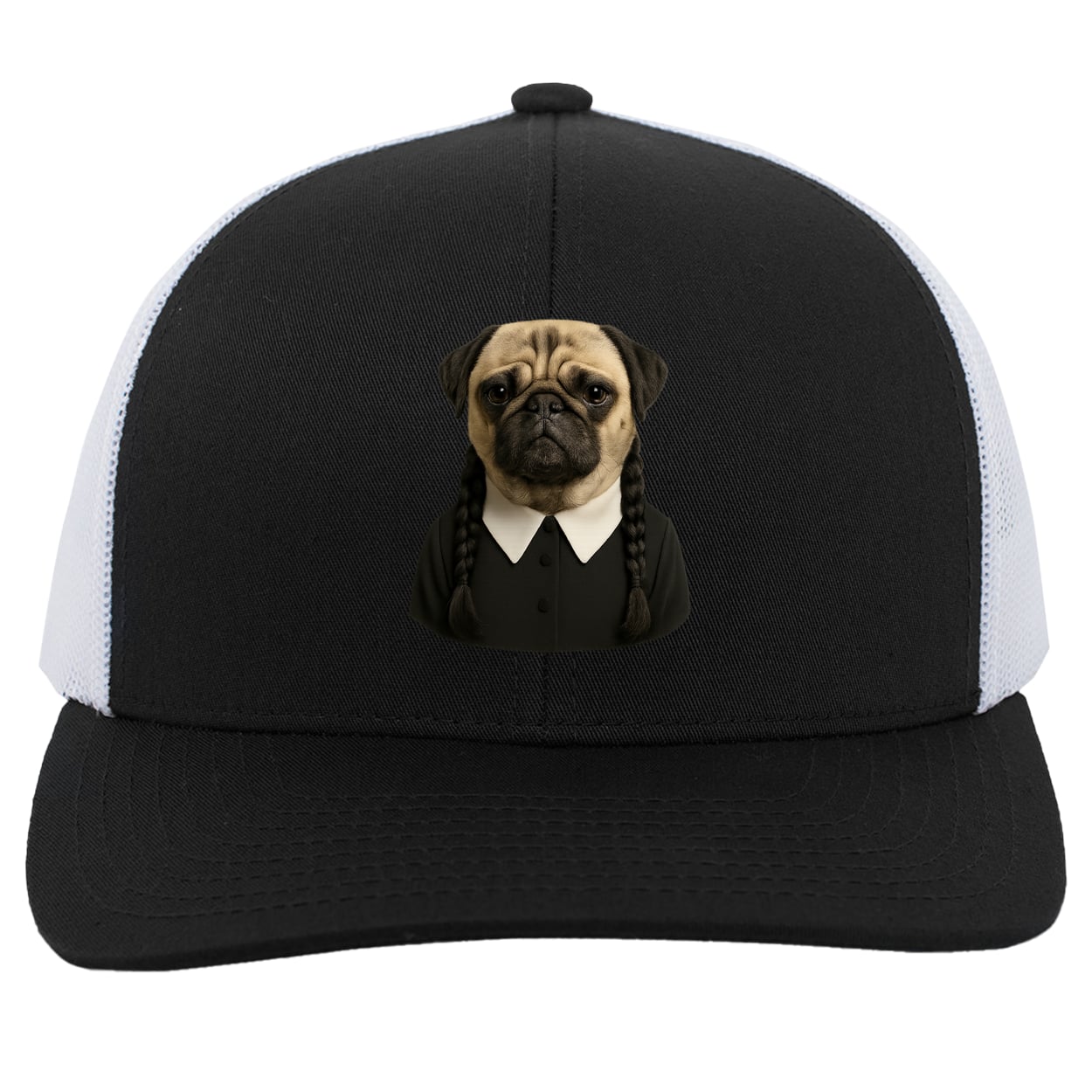 104C Trucker Snap Back - Black/White