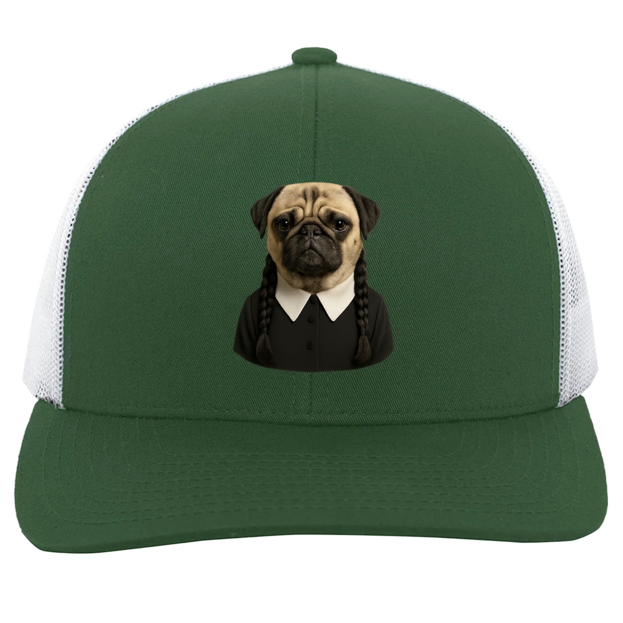 104C Trucker Snap Back - Dark Green/White