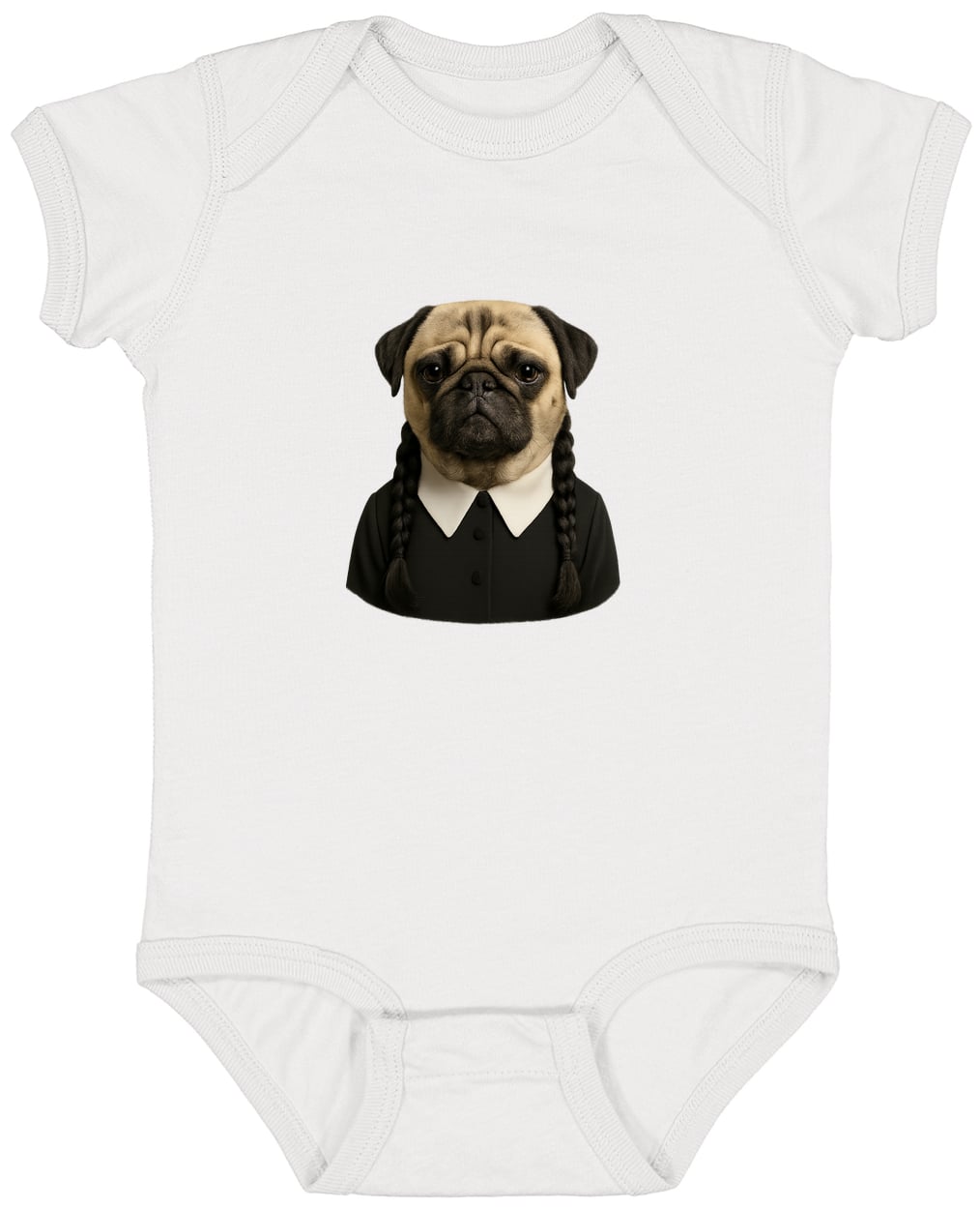 4424 Infant Fine Jersey Bodysuit - White