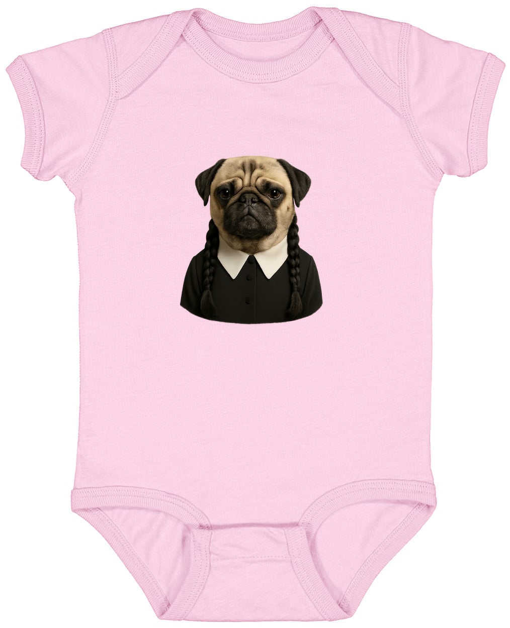 4424 Infant Fine Jersey Bodysuit - Pink