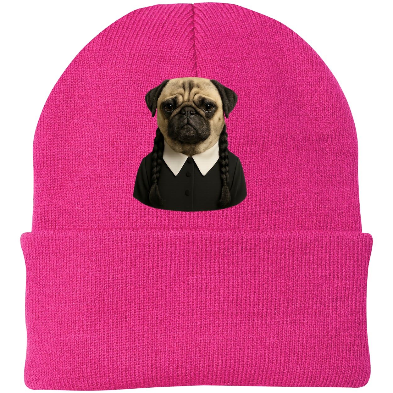 CP90 Port & Company Knit Beanie - Neon Pink
