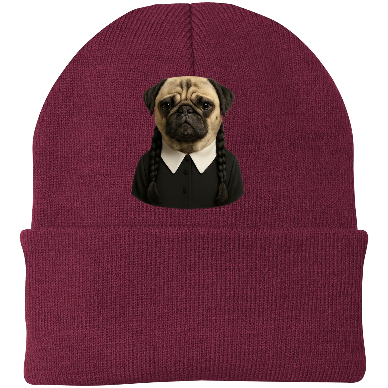 CP90 Port & Company Knit Beanie - Maroon