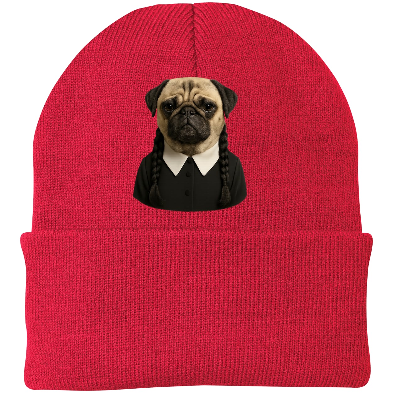 CP90 Port & Company Knit Beanie - Athletic Red