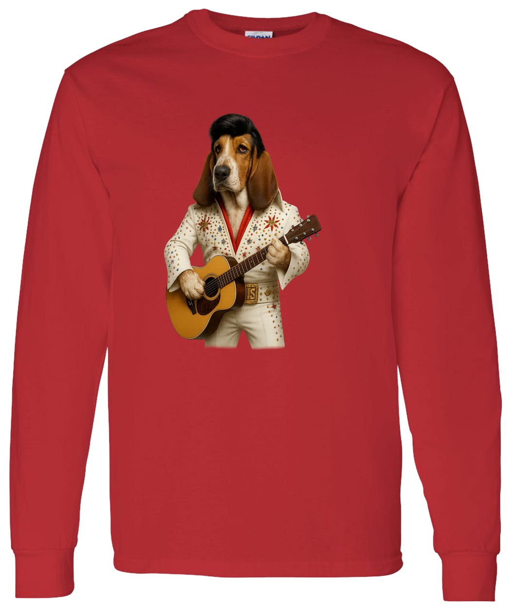 G540 LS T-Shirt 5.3 oz. - Red