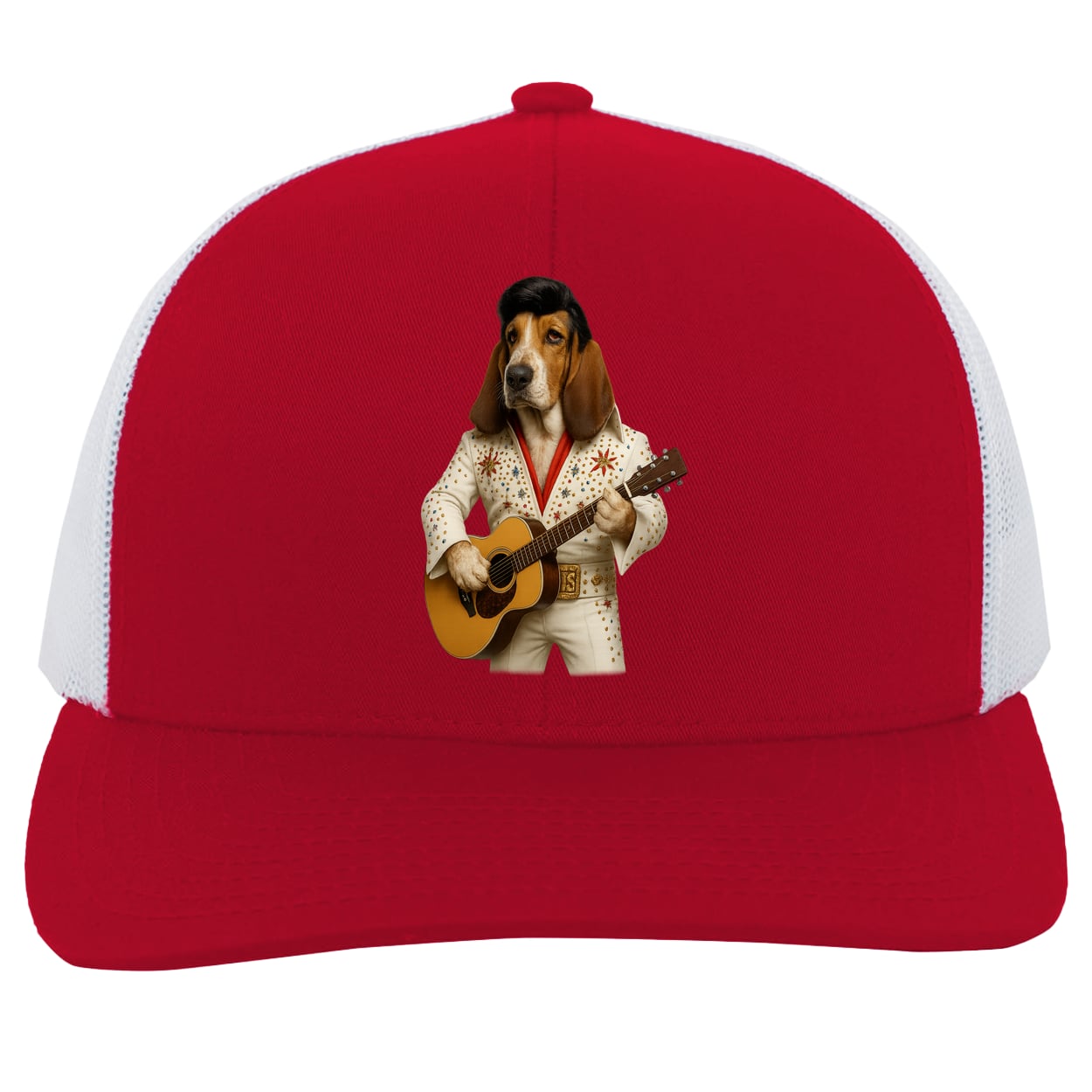 104C Trucker Snap Back - Red/White