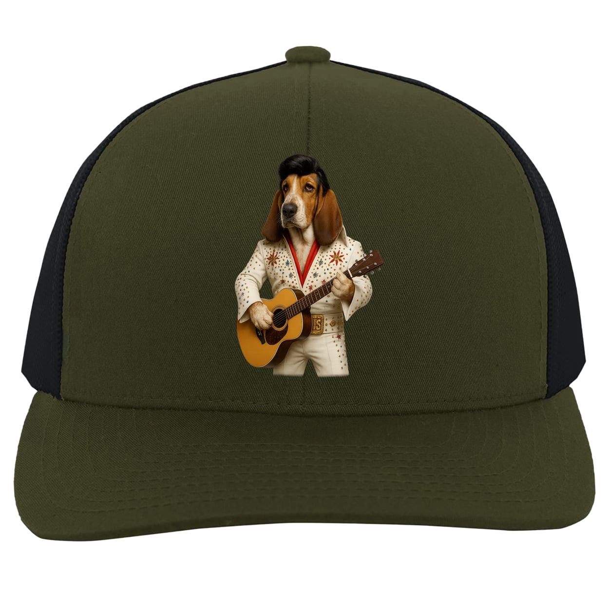 104C Trucker Snap Back - Moss/Charcoal