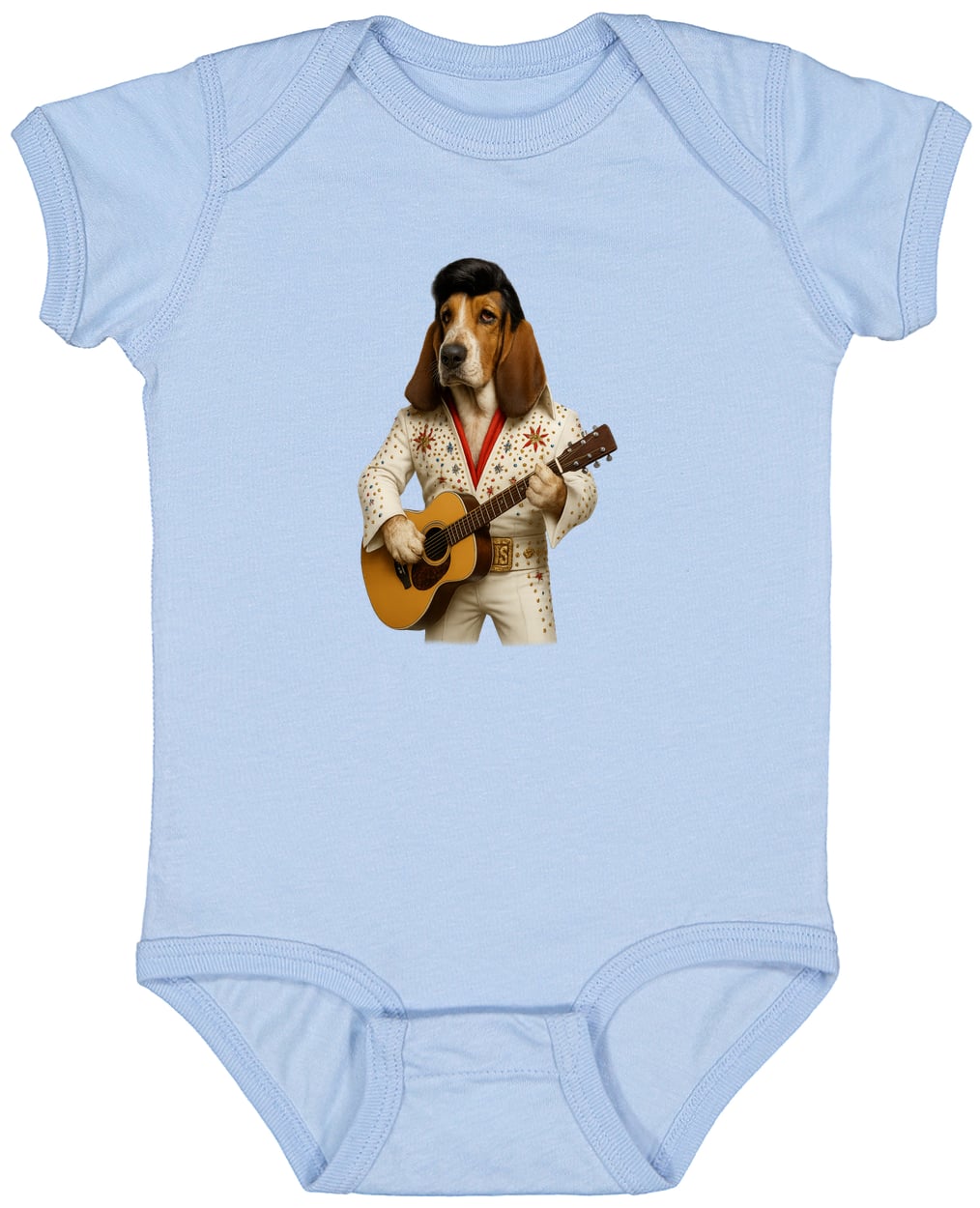 4424 Infant Fine Jersey Bodysuit - Light Blue