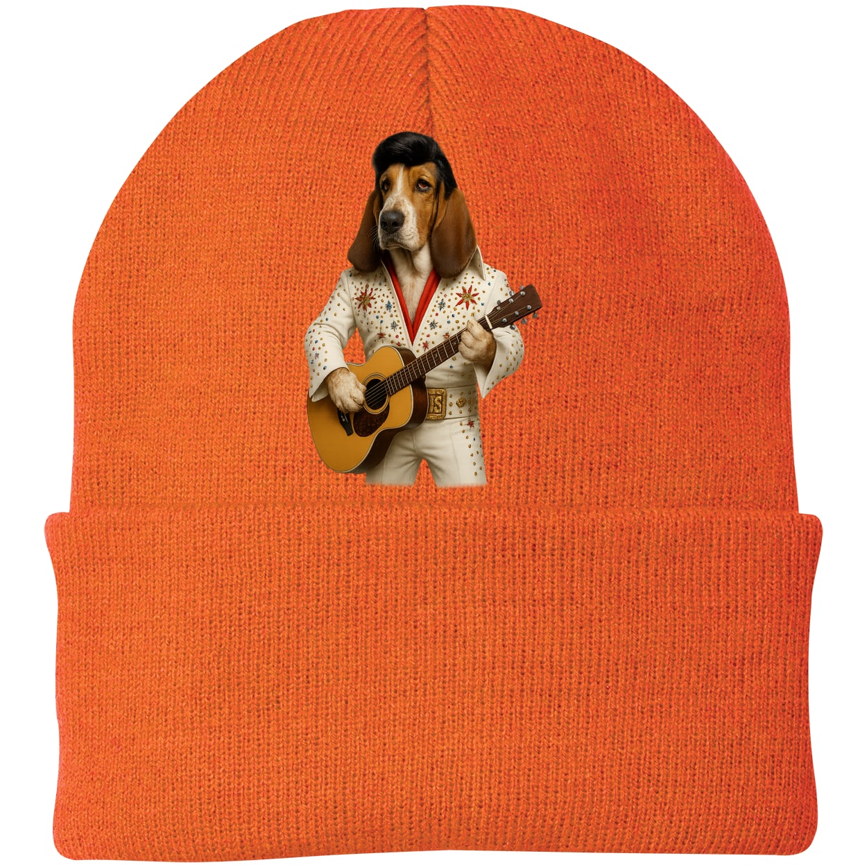 CP90 Port & Company Knit Beanie - Neon Orange