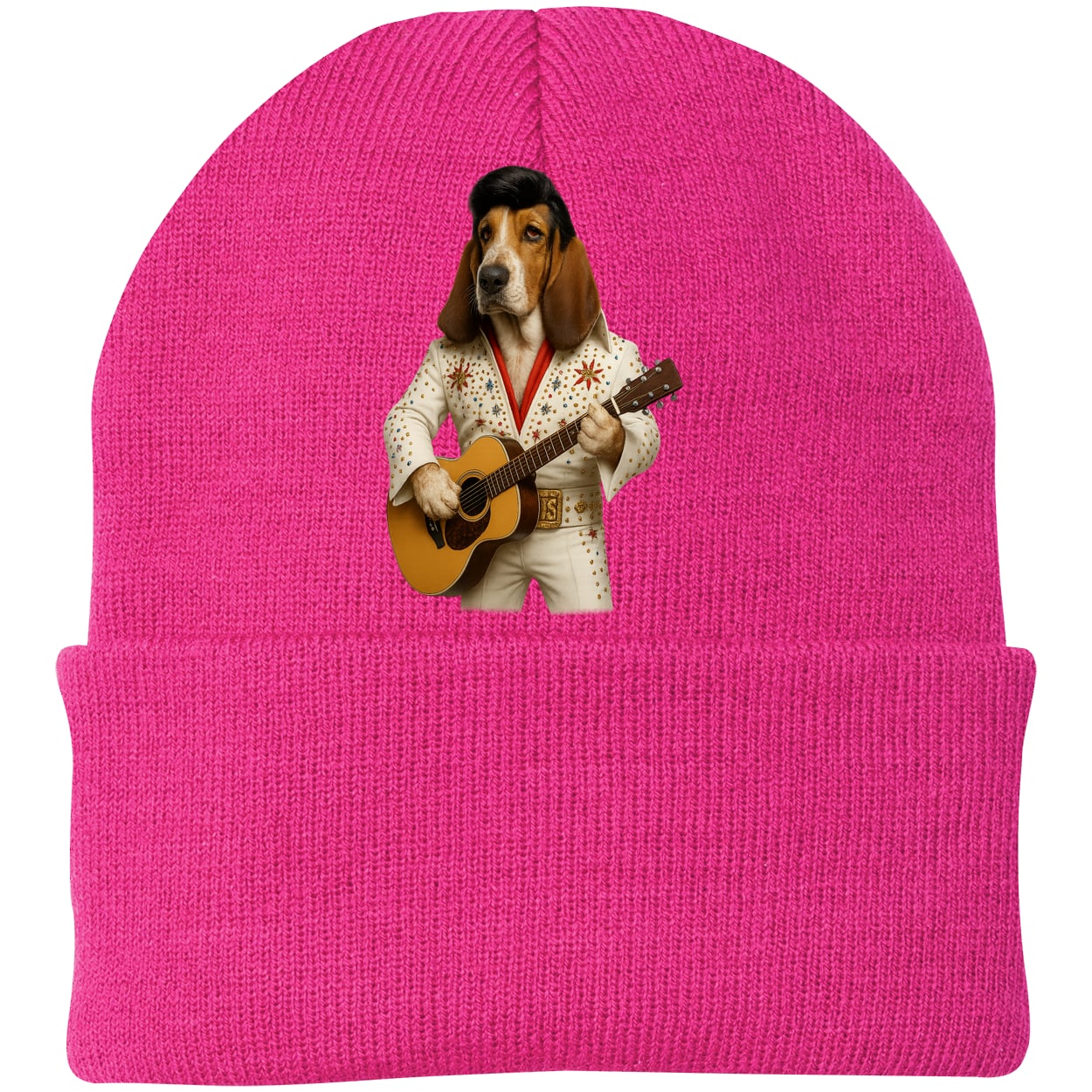 CP90 Port & Company Knit Beanie - Neon Pink