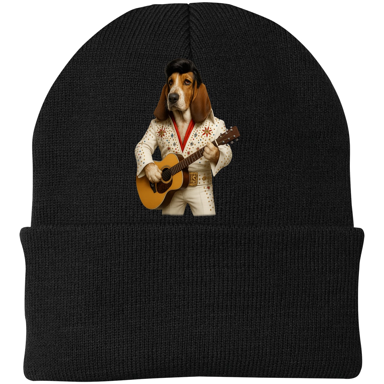 CP90 Port & Company Knit Beanie - Black