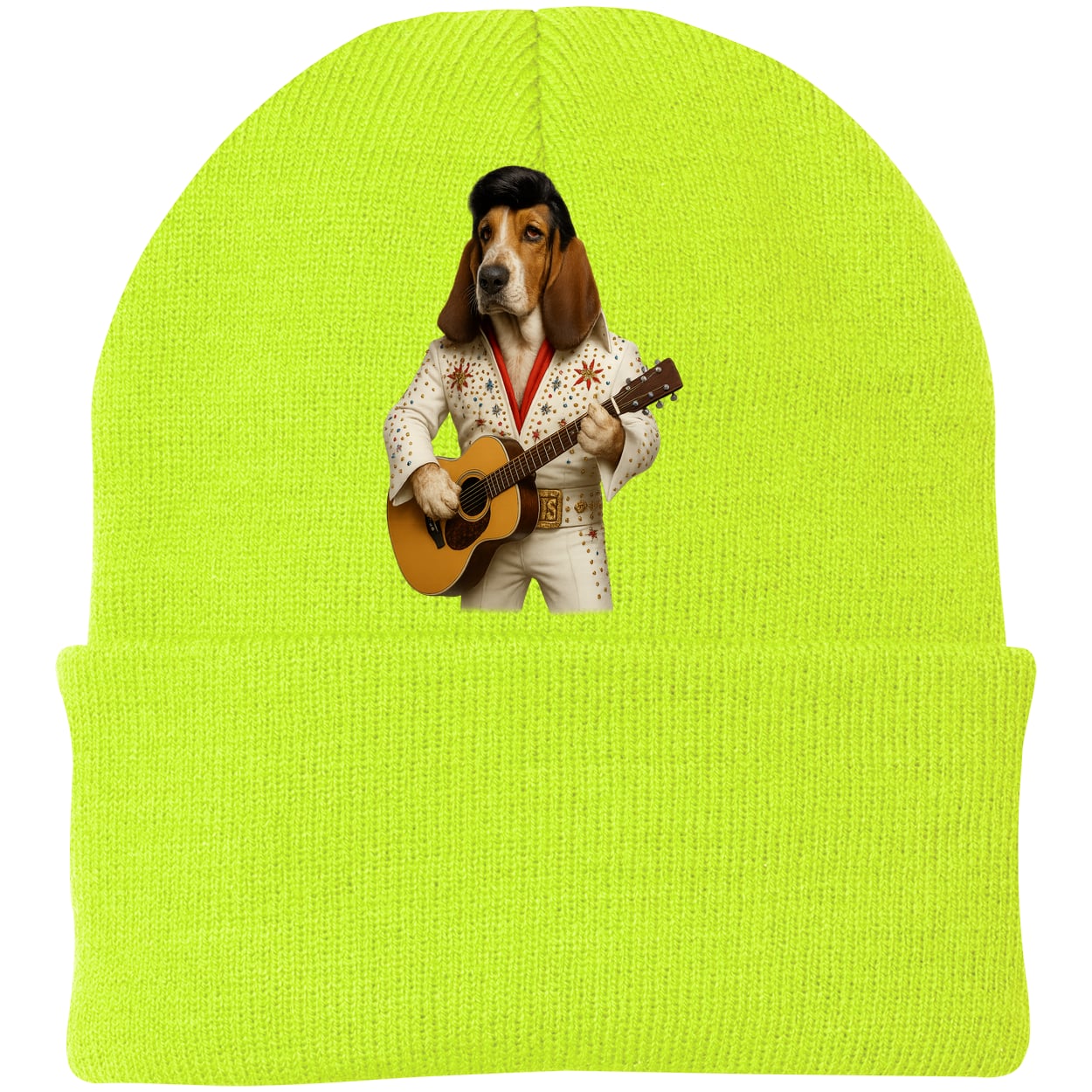 CP90 Port & Company Knit Beanie - Neon Yellow