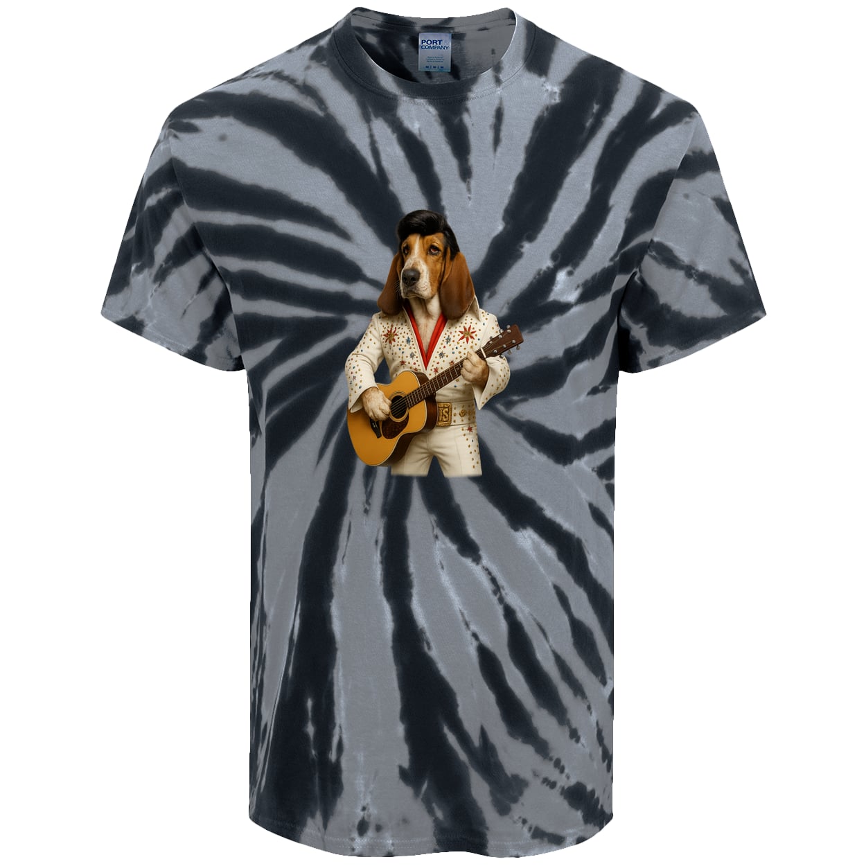 PC147 Port & Company Tie-Dye Tee - Black