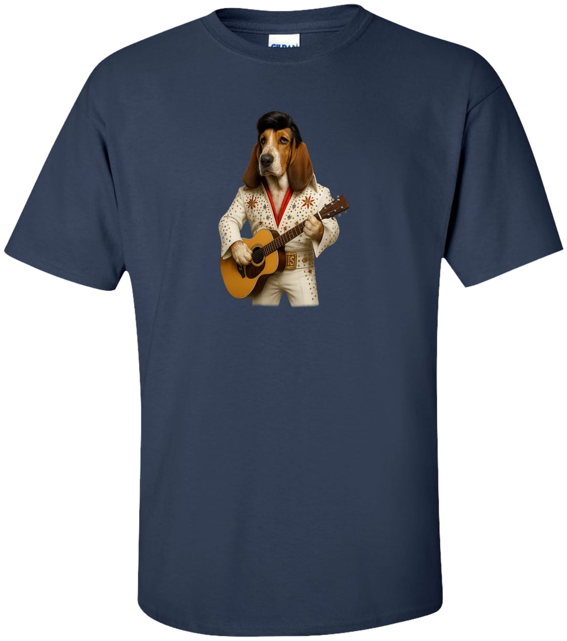 G200T Gildan Mens Tall Ultra Cotton Tee - Navy